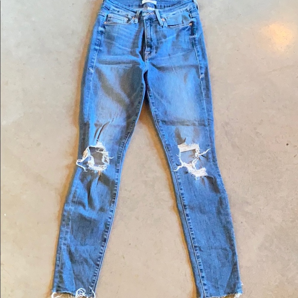 Good American high rise jeans